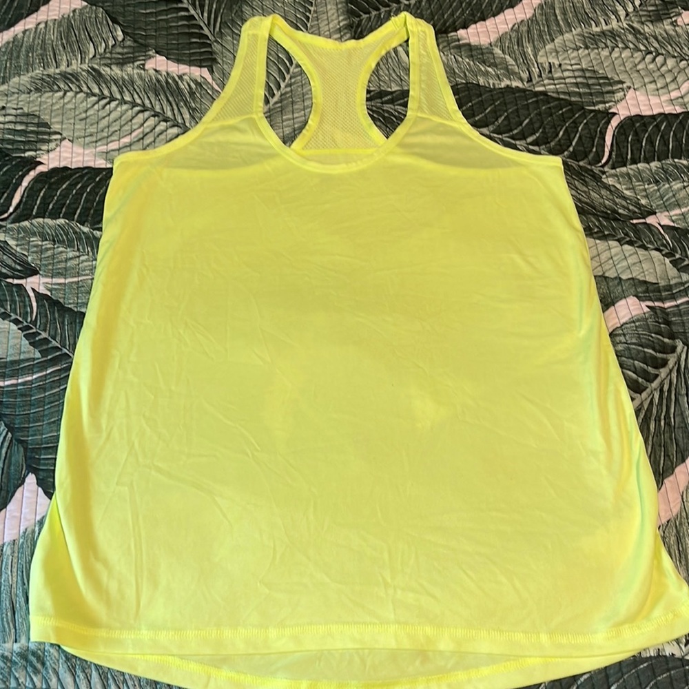 Neon Yellow Xersion Athletic Tank Top